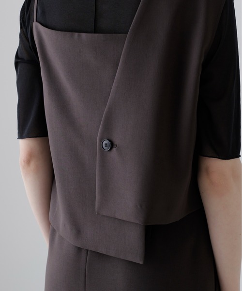 ADORE(アドーア)の「◆ドライタッチトロアシメトップス(シャツ/ブラウス・レディース・グレー/カーキ・38)」の11枚目の写真