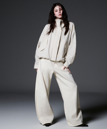 MUSINSA STANDARD WOMAN(���V���T�X�^���_�[�h�E�[�}��)�̃E�B�����Y�h���}���t�B�[���h�W���P�b�g[�N���[��](MA-1)