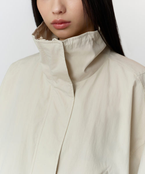 MUSINSA STANDARD WOMAN（ムシンサスタンダードウーマン）の「ウィメンズドルマンフィールドジャケット[クリーム]（ブルゾン・レディース・その他・SMALL/MEDIUM/X-SMALL）」の6枚目の写真