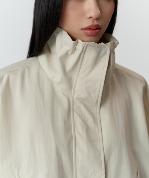MUSINSA STANDARD WOMAN（ムシンサスタンダードウーマン）の「ウィメンズドルマンフィールドジャケット[クリーム]（ブルゾン・レディース・その他・SMALL/MEDIUM/X-SMALL）」の7枚目の写真
