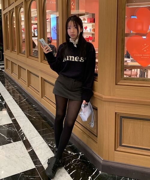 AMESWORLDWIDE(アメスワールドワイド)の「BASIC PULLOVER KNIT NAVY(ニット/セーター・メンズ・その他・MEDIUM/LARGE/SMALL)」の15枚目の写真
