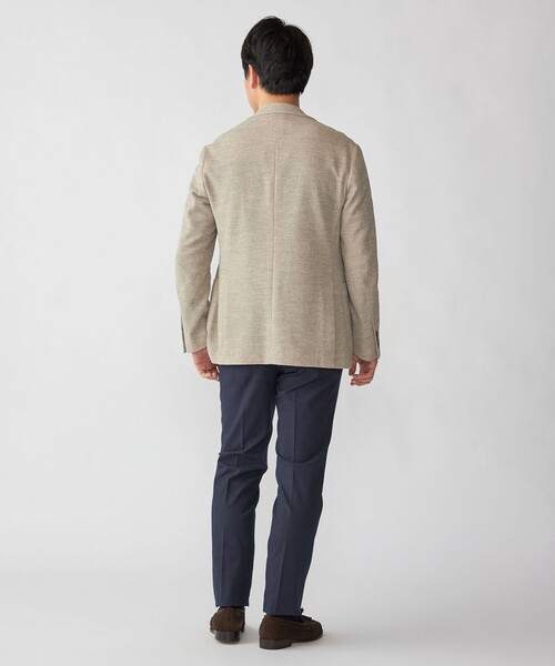 SHIPS(シップス)の「SHIPS:〈FUNCTION〉LANIFICIO ROMA メランジ ジャージー ジャケット(テーラードジャケット・メンズ・ネイビー/グレー系その他/ベージュ系その他・SMALL/MEDIUM/LARGE/X-LARGE)」の9枚目の写真