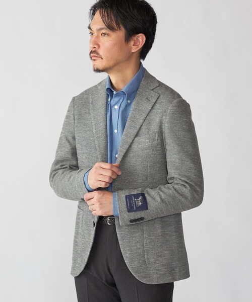 SHIPS(シップス)の「SHIPS:〈FUNCTION〉LANIFICIO ROMA メランジ ジャージー ジャケット(テーラードジャケット・メンズ・ネイビー/グレー系その他/ベージュ系その他・SMALL/MEDIUM/LARGE/X-LARGE)」の13枚目の写真
