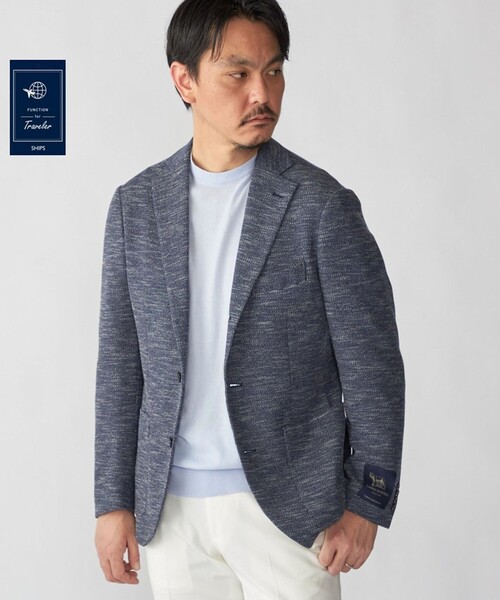SHIPS(シップス)の「SHIPS:〈FUNCTION〉LANIFICIO ROMA メランジ ジャージー ジャケット(テーラードジャケット・メンズ・ネイビー/グレー系その他/ベージュ系その他・SMALL/MEDIUM/LARGE/X-LARGE)」の16枚目の写真