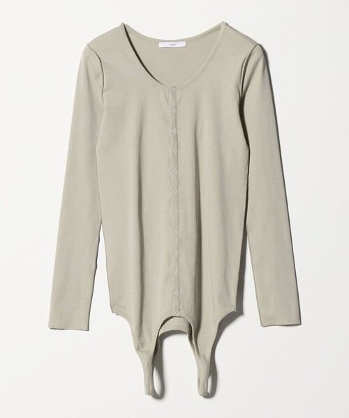 ASTRAET(アストラット)の「<ASTRAET>3WAY フロントボタン ロングスリーブカットソー(Tシャツ/カットソー・レディース・ホワイト/ナチュラル/ダークグレー・FREE)」の21枚目の写真