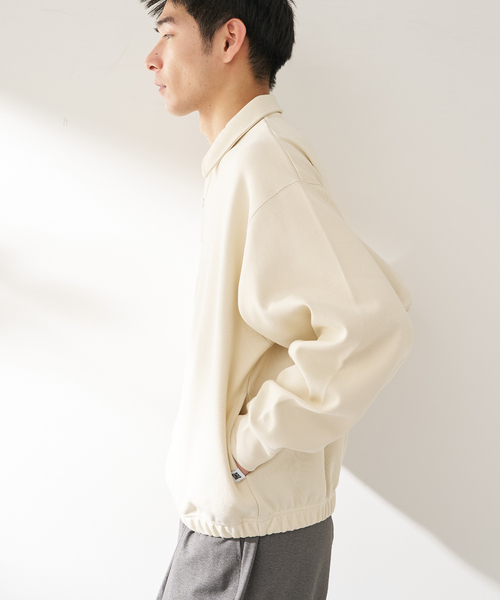 B.C STOCK(ベーセーストック)の「ANTS & ELEPHANTS / アンツアンドエレファンツ Wジャージー バレルポロシャツ(ポロシャツ・メンズ・グレー/アイボリー/ブルー系その他・MEDIUM/LARGE)」の10枚目の写真