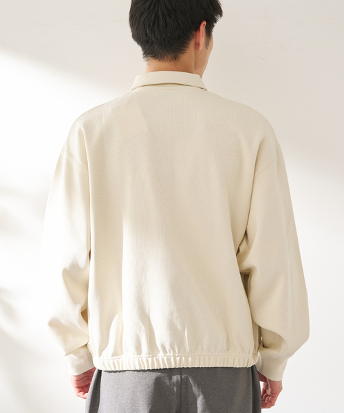 B.C STOCK(ベーセーストック)の「ANTS & ELEPHANTS / アンツアンドエレファンツ Wジャージー バレルポロシャツ(ポロシャツ・メンズ・グレー/アイボリー/ブルー系その他・MEDIUM/LARGE)」の11枚目の写真