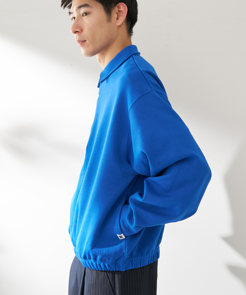 B.C STOCK(ベーセーストック)の「ANTS & ELEPHANTS / アンツアンドエレファンツ Wジャージー バレルポロシャツ(ポロシャツ・メンズ・グレー/アイボリー/ブルー系その他・MEDIUM/LARGE)」の14枚目の写真