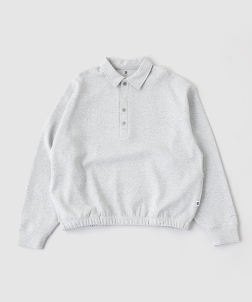 B.C STOCK(ベーセーストック)の「ANTS & ELEPHANTS / アンツアンドエレファンツ Wジャージー バレルポロシャツ(ポロシャツ・メンズ・グレー/アイボリー/ブルー系その他・MEDIUM/LARGE)」の16枚目の写真
