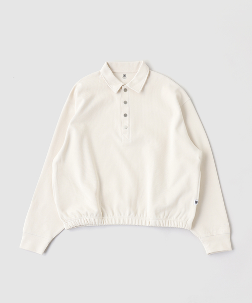 B.C STOCK(ベーセーストック)の「ANTS & ELEPHANTS / アンツアンドエレファンツ Wジャージー バレルポロシャツ(ポロシャツ・メンズ・グレー/アイボリー/ブルー系その他・MEDIUM/LARGE)」の17枚目の写真