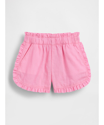 GAP | コットンリネン ラッフルフリル ドルフィンショートパンツ (幼児・ベビー)(その他パンツ)