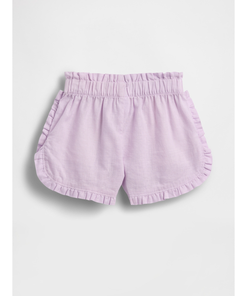 GAP(ギャップ)の「コットンリネン ラッフルフリル ドルフィンショートパンツ (幼児・ベビー)(その他パンツ・キッズ・ベビーピンク/マルチ/ピンク/ラベンダー・6-12M/12-18M/12-24M/2 YRS/3 YRS/4 YRS/5 YRS/18-24M)」の8枚目の写真