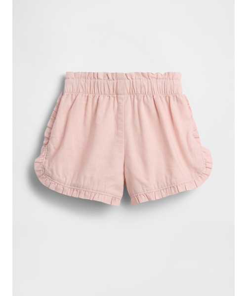 GAP(ギャップ)の「コットンリネン ラッフルフリル ドルフィンショートパンツ (幼児・ベビー)(その他パンツ・キッズ・ベビーピンク/マルチ/ピンク/ラベンダー・6-12M/12-18M/12-24M/2 YRS/3 YRS/4 YRS/5 YRS/18-24M)」の6枚目の写真