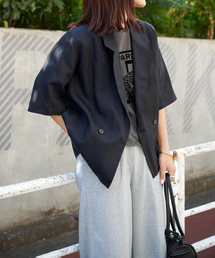 OUTDOOR PRODUCTS | リヨセルタイプライターハーフスリーブジャケット(その他アウター)