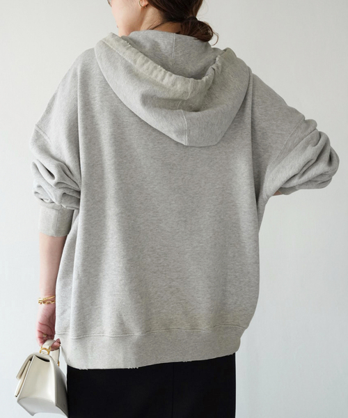 GOLDEN GOOSE(ゴールデングース)の「*【GOLDEN GOOSE / ゴールデングース】 COTTON HEAVY HOODIE(パーカー・レディース・チャコールグレー・FREE)」の4枚目の写真