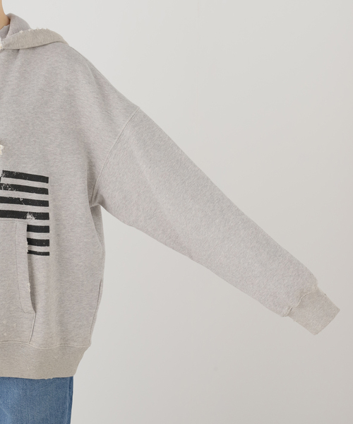 GOLDEN GOOSE(ゴールデングース)の「*【GOLDEN GOOSE / ゴールデングース】 COTTON HEAVY HOODIE(パーカー・レディース・チャコールグレー・FREE)」の13枚目の写真