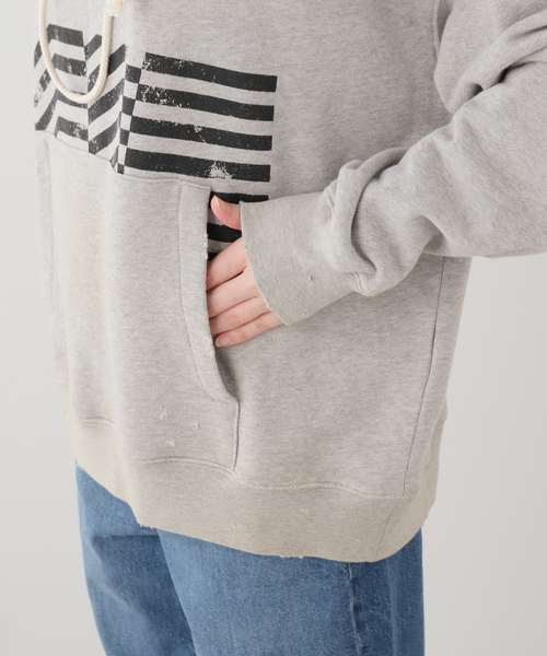 GOLDEN GOOSE(ゴールデングース)の「*【GOLDEN GOOSE / ゴールデングース】 COTTON HEAVY HOODIE(パーカー・レディース・チャコールグレー・FREE)」の14枚目の写真