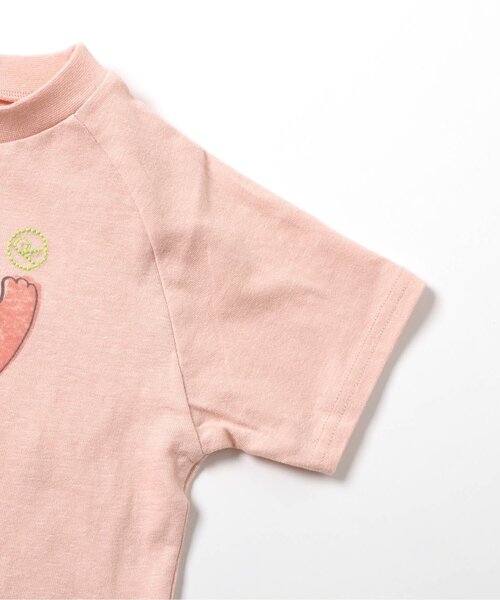BIT'Z(ビッツ)の「動物プリント半袖Tシャツ(Tシャツ/カットソー・キッズ・サーモンピンク/ライム/イエロー/サックスブルー・120/110/100/95/90/80)」の17枚目の写真