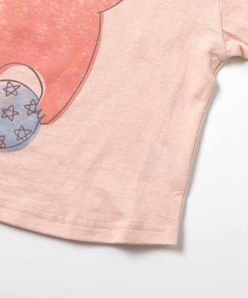 BIT'Z(ビッツ)の「動物プリント半袖Tシャツ(Tシャツ/カットソー・キッズ・サーモンピンク/ライム/イエロー/サックスブルー・120/110/100/95/90/80)」の18枚目の写真