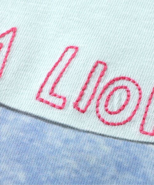 BIT'Z(ビッツ)の「動物プリント半袖Tシャツ(Tシャツ/カットソー・キッズ・サーモンピンク/ライム/イエロー/サックスブルー・120/110/100/95/90/80)」の19枚目の写真