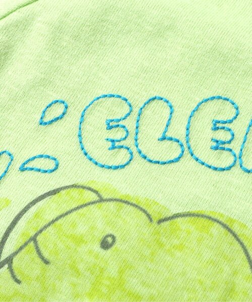 BIT'Z(ビッツ)の「動物プリント半袖Tシャツ(Tシャツ/カットソー・キッズ・サーモンピンク/ライム/イエロー/サックスブルー・120/110/100/95/90/80)」の21枚目の写真