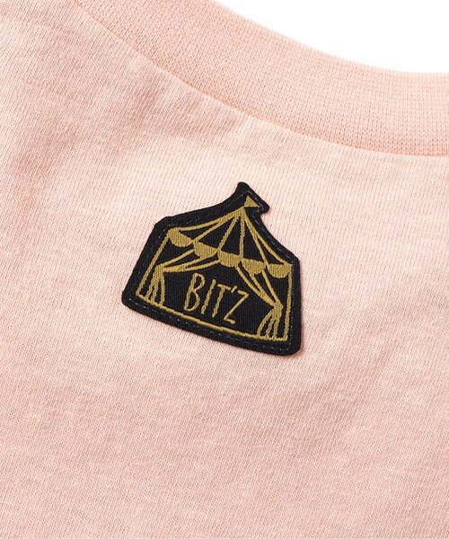 BIT'Z(ビッツ)の「動物プリント半袖Tシャツ(Tシャツ/カットソー・キッズ・サーモンピンク/ライム/イエロー/サックスブルー・120/110/100/95/90/80)」の16枚目の写真