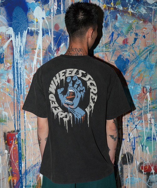 SANTA CRUZ(サンタクルーズ)の「【ムラサキスポーツ限定】SANTA CRUZ サンタクルーズ 半袖 Tシャツ TAGGED SPEED WHEELS SS T 502263404(Tシャツ/カットソー・メンズ・ブラック・XL/L/M)」の4枚目の写真