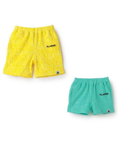 XLARGE KIDS（エクストララージキッズ）の「ファニーゴリラパイルジャカード ショートパンツ（その他パンツ・キッズ・レモンイエロー/ライトグリーン・80ｃｍ/100cm/90cm）」の13枚目の写真