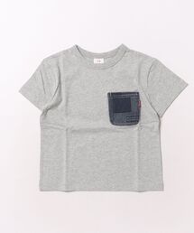 KiCCOLY(キッコリー)の「デニムポケTシャツ(Tシャツ/カットソー)」