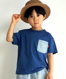 KiCCOLY(キッコリー)の「デニムポケTシャツ(Tシャツ/カットソー)」