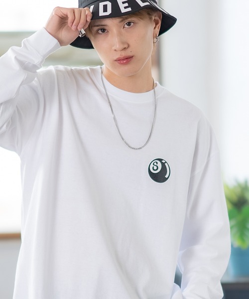 En serio TOKYO（エンソリオトーキョー）の「【SIDEWAYSTANCE】Sボール長袖Tシャツ 70423（Tシャツ/カットソー・メンズ・ホワイト/ブラック・SMALL/MEDIUM/LARGE/X-LARGE）」の19枚目の写真
