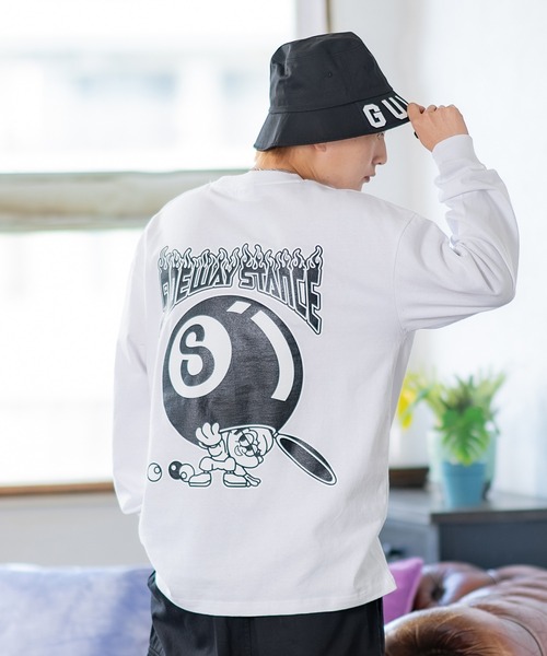 En serio TOKYO（エンソリオトーキョー）の「【SIDEWAYSTANCE】Sボール長袖Tシャツ 70423（Tシャツ/カットソー・メンズ・ホワイト/ブラック・SMALL/MEDIUM/LARGE/X-LARGE）」の18枚目の写真