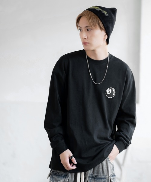 En serio TOKYO（エンソリオトーキョー）の「【SIDEWAYSTANCE】Sボール長袖Tシャツ 70423（Tシャツ/カットソー・メンズ・ホワイト/ブラック・SMALL/MEDIUM/LARGE/X-LARGE）」の16枚目の写真