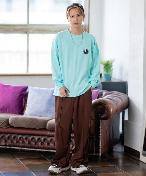 En serio TOKYO（エンソリオトーキョー）の「【SIDEWAYSTANCE】Sボール長袖Tシャツ 70423（Tシャツ/カットソー・メンズ・ホワイト/ブラック・SMALL/MEDIUM/LARGE/X-LARGE）」の9枚目の写真