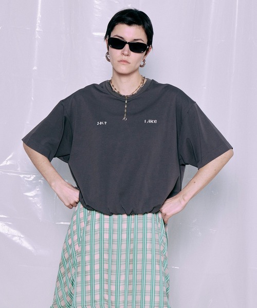 MAISON SPECIAL(メゾンスペシャル)の「【PRE-ORDER】Balloon T-Shirt/バルーンTシャツ(Tシャツ/カットソー・レディース・ホワイト/ライトグレー/チャコールグレー/パープル・FREE)」の3枚目の写真