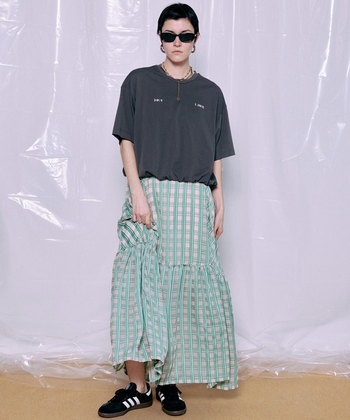MAISON SPECIAL(メゾンスペシャル)の「【PRE-ORDER】Balloon T-Shirt/バルーンTシャツ(Tシャツ/カットソー・レディース・ホワイト/ライトグレー/チャコールグレー/パープル・FREE)」の21枚目の写真