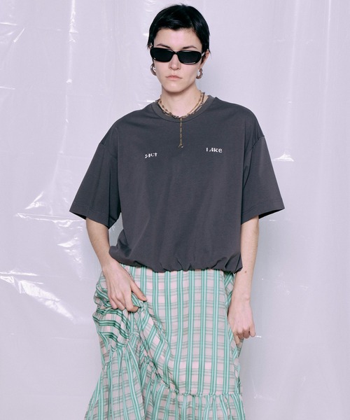 MAISON SPECIAL(メゾンスペシャル)の「【PRE-ORDER】Balloon T-Shirt/バルーンTシャツ(Tシャツ/カットソー・レディース・ホワイト/ライトグレー/チャコールグレー/パープル・FREE)」の15枚目の写真