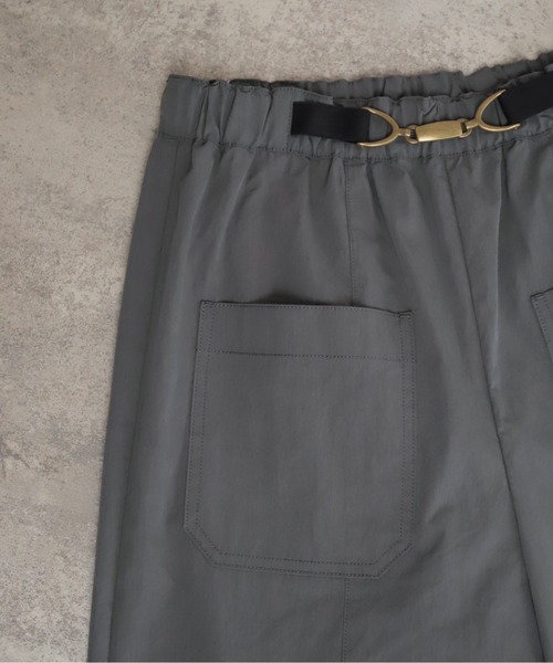 NOMBRE IMPAIR(ノンブルアンペール)の「ソフト綿ナイロン ビット付キギャザーパンツ(その他パンツ・レディース・グレー/オレンジ・FREE)」の21枚目の写真