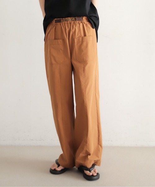 パリで買ったやつ。 ソフト綿ナイロン ビット付キギャザーパンツ | NOMBRE IMPAIR