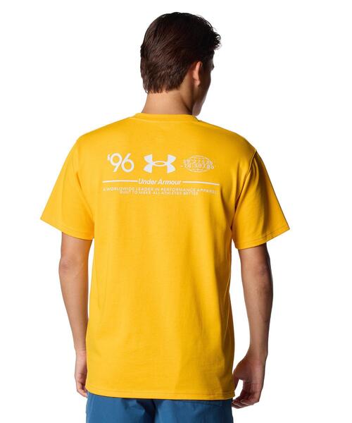 UNDER ARMOUR（アンダーアーマー）の「UAヘビーウエイト グラフィック ショートスリーブ Tシャツ（ライフスタイル/メンズ）（Tシャツ/カットソー・メンズ・イエロー系・M/L/XL/S/2XL）」の2枚目の写真
