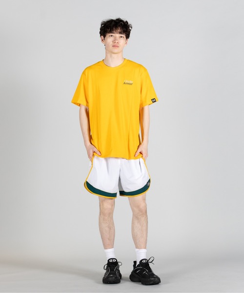 UNDER ARMOUR（アンダーアーマー）の「UAヘビーウエイト グラフィック ショートスリーブ Tシャツ（ライフスタイル/メンズ）（Tシャツ/カットソー・メンズ・イエロー系・M/L/XL/S/2XL）」の16枚目の写真