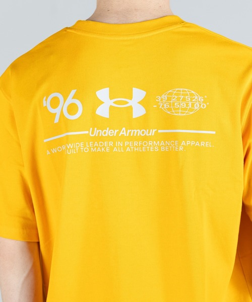 UNDER ARMOUR（アンダーアーマー）の「UAヘビーウエイト グラフィック ショートスリーブ Tシャツ（ライフスタイル/メンズ）（Tシャツ/カットソー・メンズ・イエロー系・M/L/XL/S/2XL）」の7枚目の写真