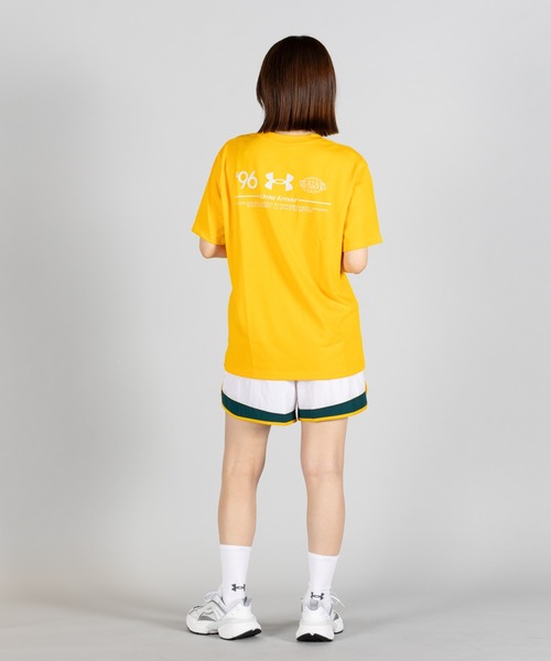 UNDER ARMOUR（アンダーアーマー）の「UAヘビーウエイト グラフィック ショートスリーブ Tシャツ（ライフスタイル/メンズ）（Tシャツ/カットソー・メンズ・イエロー系・M/L/XL/S/2XL）」の9枚目の写真