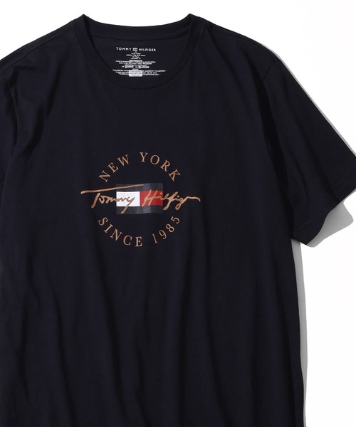 TOMMY HILFIGER(トミーヒルフィガー)の「【TOMMY HILFIGER/トミーヒルフィガー】アソート クルーネックロゴTシャツ(Tシャツ/カットソー・メンズ・ホワイト/ネイビー/ホワイト系1・XL/L/M/S)」の2枚目の写真