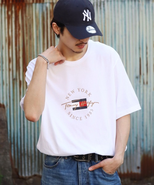 TOMMY HILFIGER(トミーヒルフィガー)の「【TOMMY HILFIGER/トミーヒルフィガー】アソート クルーネックロゴTシャツ(Tシャツ/カットソー・メンズ・ホワイト/ネイビー/ホワイト系1・XL/L/M/S)」の17枚目の写真