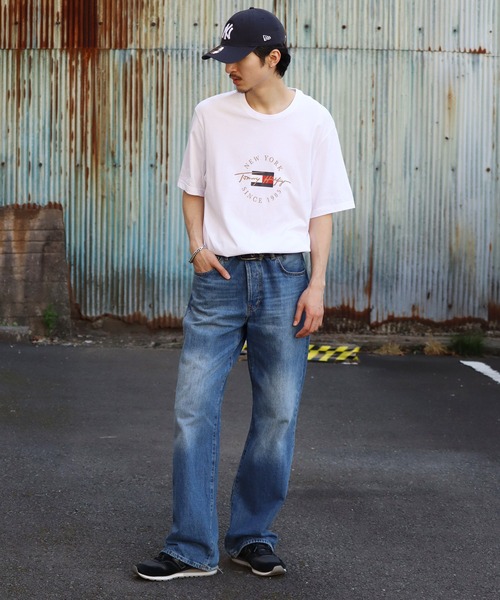 TOMMY HILFIGER(トミーヒルフィガー)の「【TOMMY HILFIGER/トミーヒルフィガー】アソート クルーネックロゴTシャツ(Tシャツ/カットソー・メンズ・ホワイト/ネイビー/ホワイト系1・XL/L/M/S)」の18枚目の写真