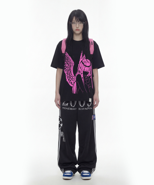 GRAVER（グレーバー）の「[ユニセックス]HALO 半袖Tシャツ_4色（Tシャツ/カットソー・レディース・ホワイト/チャコールグレー/ブラック/サンドベージュ・SMALL/MEDIUM/LARGE）」の10枚目の写真