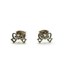 CARROLL キャロル シアーリボンデザインキャッチピアス