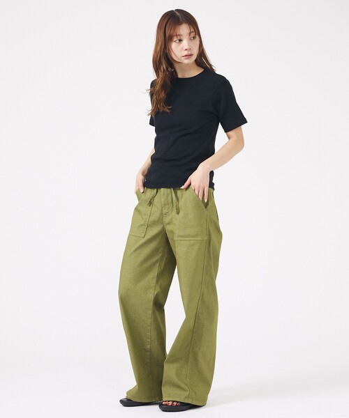 MILLER(ミラー)の「【Robert P.Miller/ロバートピーミラー】パネルリブクルーネックTシャツ(Tシャツ/カットソー・レディース・ブラック系その他/グレー/グレー系その他/ブラック・フリー)」の22枚目の写真