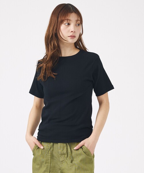 MILLER(ミラー)の「【Robert P.Miller/ロバートピーミラー】パネルリブクルーネックTシャツ(Tシャツ/カットソー・レディース・ブラック系その他/グレー/グレー系その他/ブラック・フリー)」の19枚目の写真